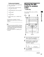 Предварительный просмотр 31 страницы Sony DHC-MDX10 Operating Instructions  (primary manual) Operating Instructions Manual