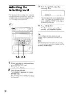 Предварительный просмотр 42 страницы Sony DHC-MDX10 Operating Instructions  (primary manual) Operating Instructions Manual