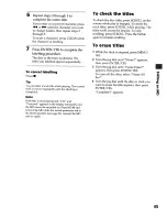 Preview for 45 page of Sony DHC-MDX10 Operating Instructions  (primary manual) Operating Instructions Manual