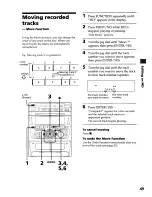 Предварительный просмотр 49 страницы Sony DHC-MDX10 Operating Instructions  (primary manual) Operating Instructions Manual