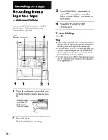 Предварительный просмотр 54 страницы Sony DHC-MDX10 Operating Instructions  (primary manual) Operating Instructions Manual