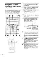 Предварительный просмотр 56 страницы Sony DHC-MDX10 Operating Instructions  (primary manual) Operating Instructions Manual