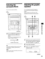 Preview for 61 page of Sony DHC-MDX10 Operating Instructions  (primary manual) Operating Instructions Manual