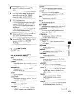 Preview for 65 page of Sony DHC-MDX10 Operating Instructions  (primary manual) Operating Instructions Manual