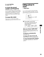 Preview for 69 page of Sony DHC-MDX10 Operating Instructions  (primary manual) Operating Instructions Manual