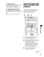 Preview for 71 page of Sony DHC-MDX10 Operating Instructions  (primary manual) Operating Instructions Manual