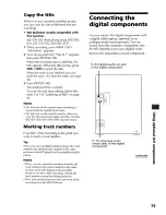 Preview for 75 page of Sony DHC-MDX10 Operating Instructions  (primary manual) Operating Instructions Manual