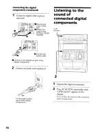 Предварительный просмотр 76 страницы Sony DHC-MDX10 Operating Instructions  (primary manual) Operating Instructions Manual