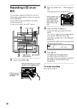 Предварительный просмотр 12 страницы Sony DHC-NX5MD Operating Instructions Manual