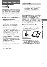 Preview for 27 page of Sony DHC-NX5MD Operating Instructions Manual