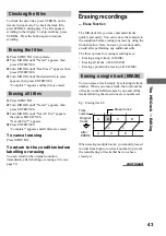 Предварительный просмотр 43 страницы Sony DHC-NX5MD Operating Instructions Manual