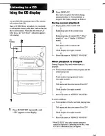 Preview for 25 page of Sony dhc-zx50md Operating Instructions Manual