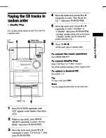 Предварительный просмотр 29 страницы Sony dhc-zx50md Operating Instructions Manual