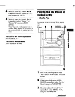 Preview for 36 page of Sony dhc-zx50md Operating Instructions Manual