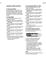 Preview for 53 page of Sony dhc-zx50md Operating Instructions Manual