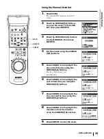 Preview for 29 page of Sony DHR-1000 Operating Instructions Manual