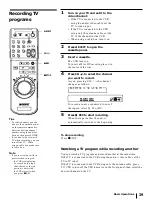 Preview for 39 page of Sony DHR-1000 Operating Instructions Manual