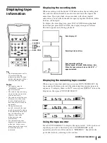 Preview for 45 page of Sony DHR-1000 Operating Instructions Manual