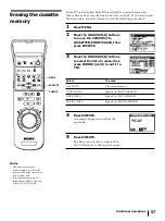 Preview for 57 page of Sony DHR-1000 Operating Instructions Manual