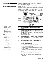 Preview for 75 page of Sony DHR-1000 Operating Instructions Manual