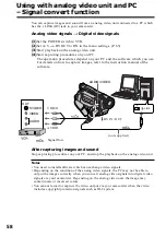 Preview for 58 page of Sony Digital 8 DCR-TRV120 Operating Instructions Manual