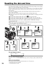 Предварительный просмотр 70 страницы Sony Digital 8 DCR-TRV120 Operating Instructions Manual