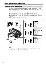 Предварительный просмотр 74 страницы Sony Digital 8 DCR-TRV120 Operating Instructions Manual