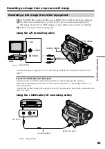 Предварительный просмотр 85 страницы Sony Digital 8 DCR-TRV120 Operating Instructions Manual