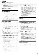 Preview for 5 page of Sony Digital 8 DCR-TRV130E Operating Instructions Manual