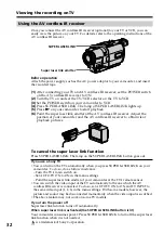 Preview for 32 page of Sony Digital 8 DCR-TRV730 Operating Instructions Manual