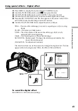 Preview for 41 page of Sony Digital 8 DCR-TRV730 Operating Instructions Manual