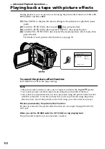 Preview for 52 page of Sony Digital 8 DCR-TRV730 Operating Instructions Manual