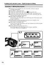 Preview for 70 page of Sony Digital 8 DCR-TRV730 Operating Instructions Manual