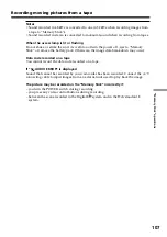 Preview for 107 page of Sony Digital 8 DCR-TRV730 Operating Instructions Manual