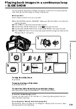 Preview for 131 page of Sony Digital 8 DCR-TRV730 Operating Instructions Manual