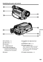 Preview for 163 page of Sony Digital 8 DCR-TRV730 Operating Instructions Manual