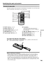 Preview for 165 page of Sony Digital 8 DCR-TRV730 Operating Instructions Manual