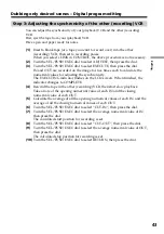 Preview for 43 page of Sony Digital 8 GV-D800 Operating Instructions Manual