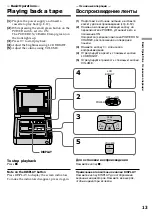 Preview for 13 page of Sony DIGITAL 8 GV-D800E Operating Instructions Manual