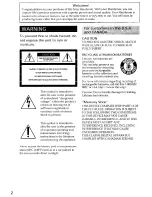 Preview for 2 page of Sony Digital 8- TRV240 Operating Instructions Manual