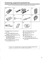 Preview for 5 page of Sony Digital 8- TRV240 Operating Instructions Manual