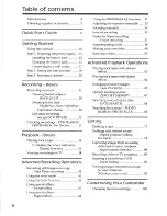 Preview for 6 page of Sony Digital 8- TRV240 Operating Instructions Manual