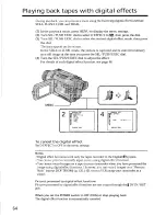 Preview for 64 page of Sony Digital 8- TRV240 Operating Instructions Manual