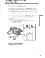 Preview for 65 page of Sony Digital 8- TRV240 Operating Instructions Manual