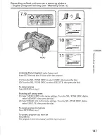 Preview for 147 page of Sony Digital 8- TRV240 Operating Instructions Manual