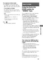 Preview for 59 page of Sony Digital Duplicator Operating Instructions Manual