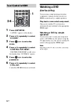 Preview for 62 page of Sony Digital Duplicator Operating Instructions Manual