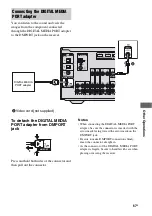 Preview for 67 page of Sony Digital Duplicator Operating Instructions Manual