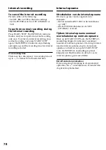 Preview for 78 page of Sony Digital Handycam DCR-PC8E Operating Instructions Manual