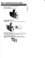 Предварительный просмотр 9 страницы Sony Digital Handycam DCR-TRV10 Operating Instructions Manual